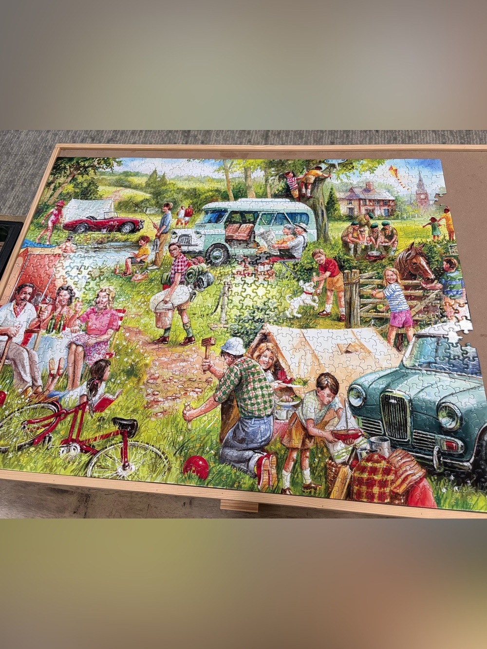 Happy camper 1000 piece puzzle
